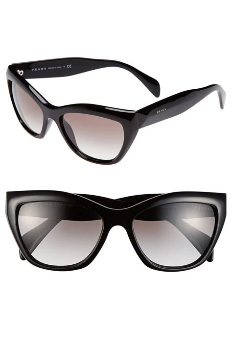 56mm cat eye sunglasses prada|prada heritage cat eye sunglasses.